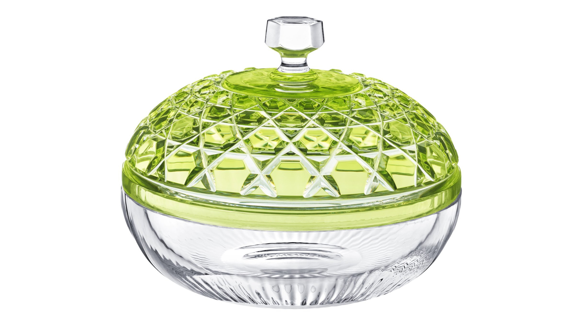 10660765 St. Louis Конфетница St. Louis "Ройал" 10,3см (светло-зеленый) Хрусталь  - Вид №1