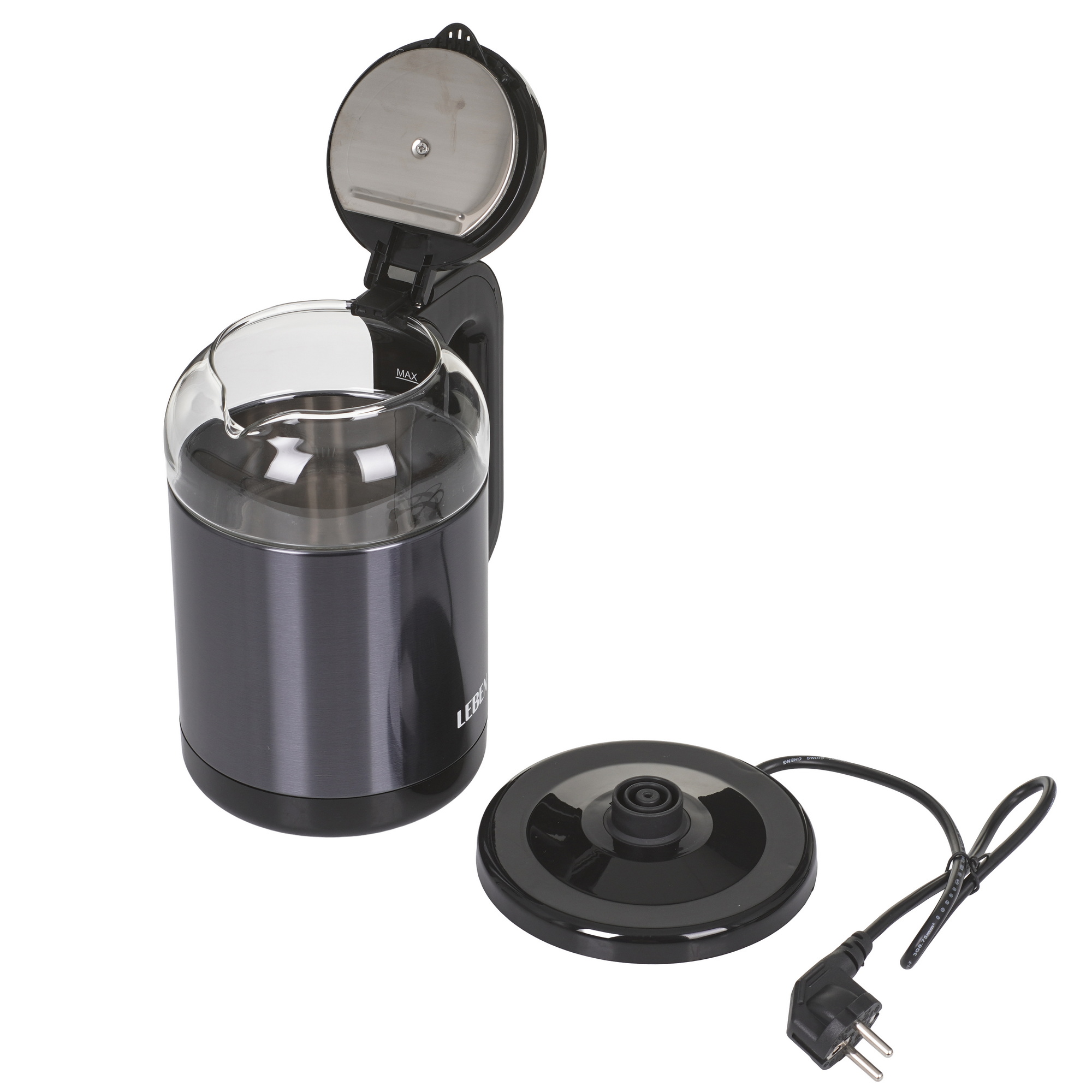 9237197 Электрочайник LEBEN 291-108 серый STDN-0124302 - Вид №4