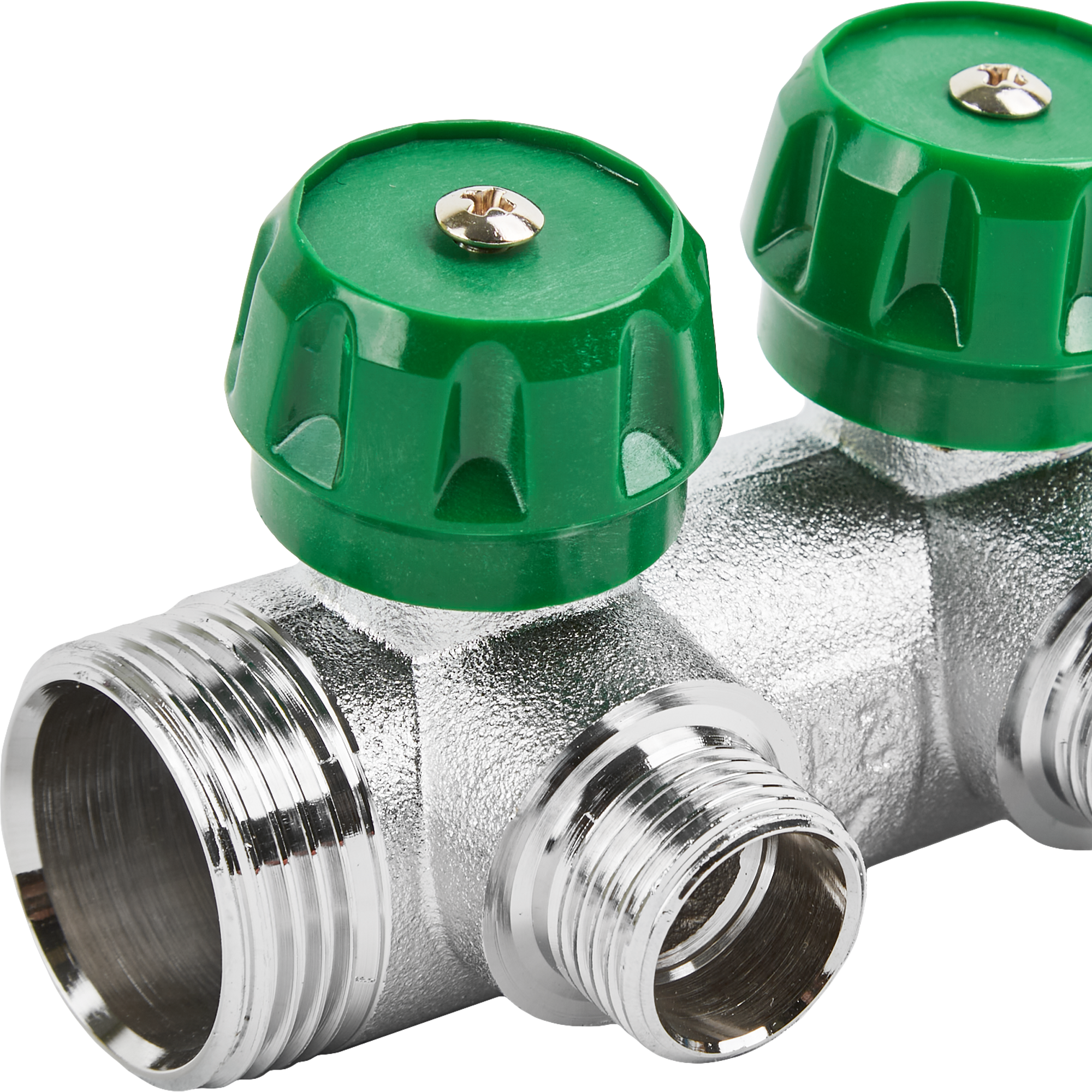 Регулирующий коллектор STOUT 1"x1/2" на 2 отвода для систем отопления 84868364 STLM-0056521 - Вид №1