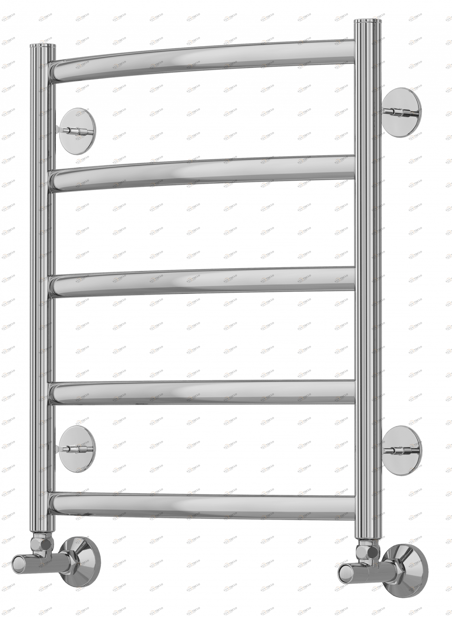 4630080267633 ЭКОНОМ Атланта+ П5 500х600 Полотенцесушитель TERMINUS RAL 9005 матовый