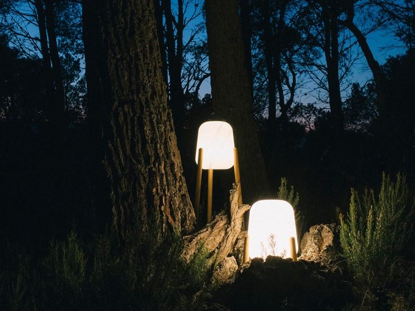 calma Настольная лампа для улицы из дерева и стекла Xica & xanca sun-id-1408814 - Вид №2