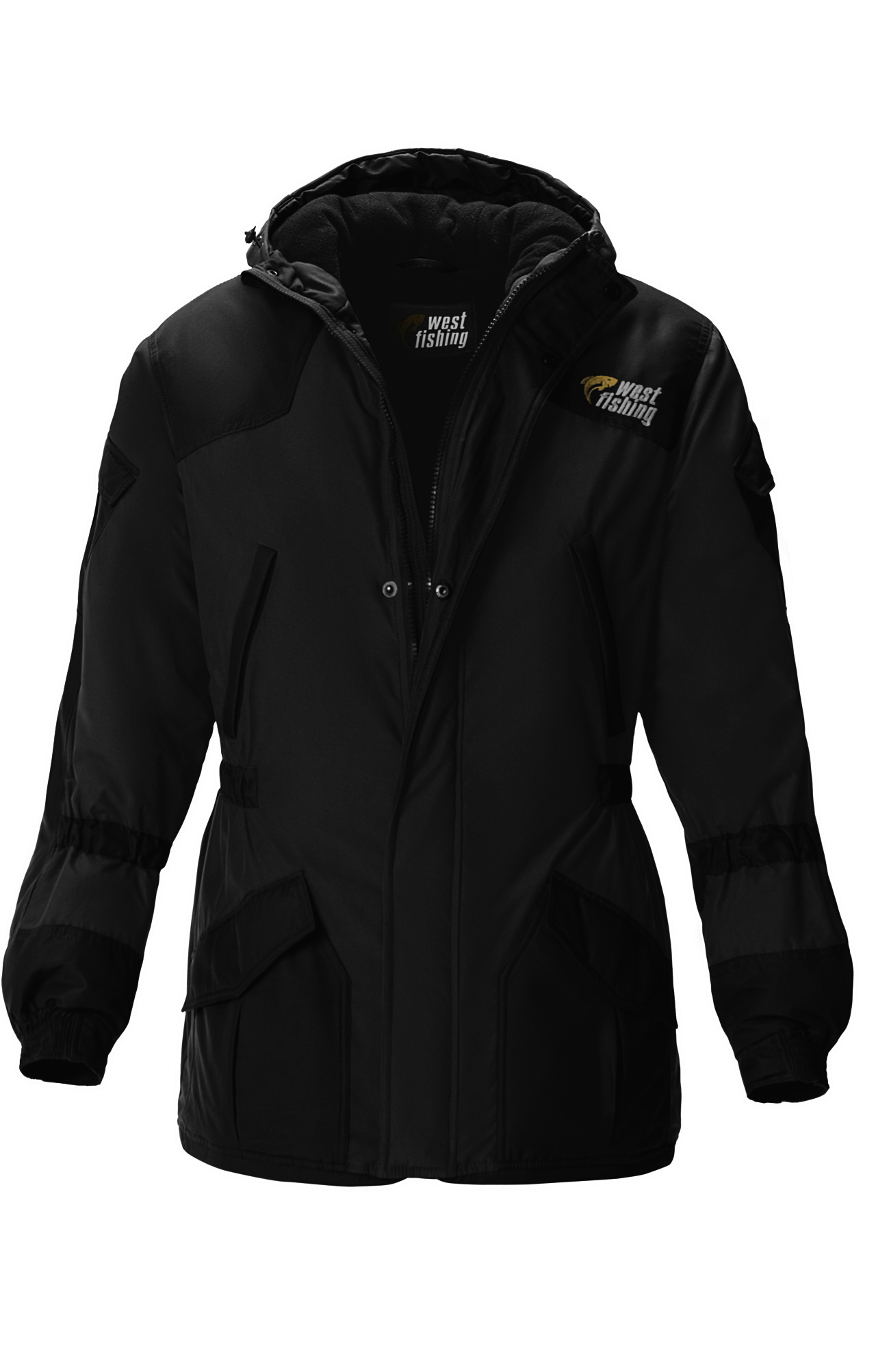 5039447 Костюм  утепленный черный West Fishing  Зимняя спецодежда Santreyd  - Вид №3