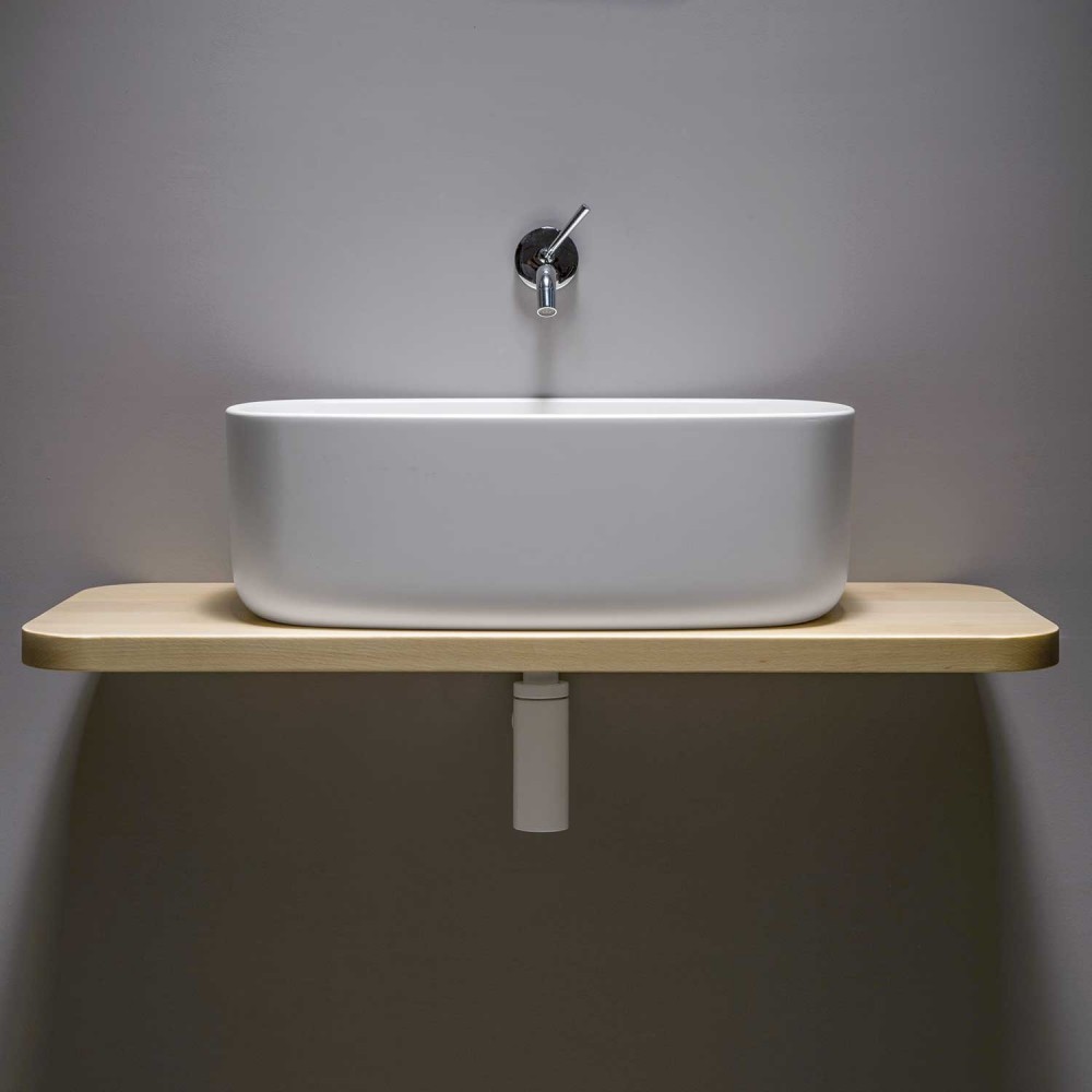 EVLACPCOU Подвесная раковина настенная прямоугольная EVER Life Design  белая  - Вид №1