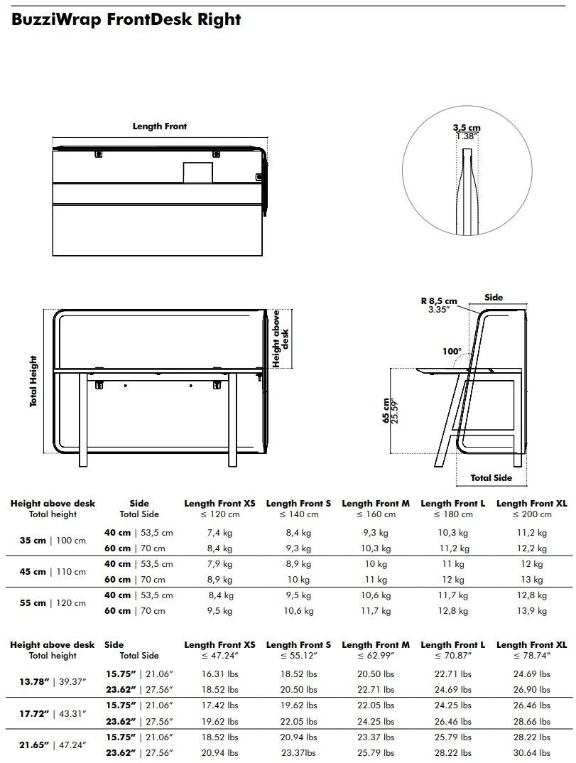 BuzziSpace Звукопоглощающая перегородка стола Buzziwrap sun-id-1510214 - Вид №8