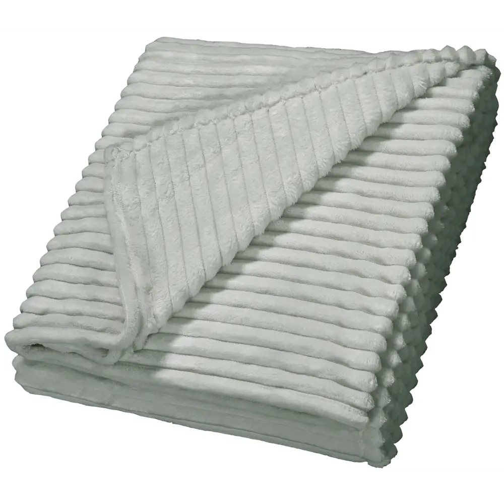 СТОЛИЦА ТЕКСТИЛЯ Плед Strips - уютный серый велсофт для дома и отдыха 89312862 STLM-1034138