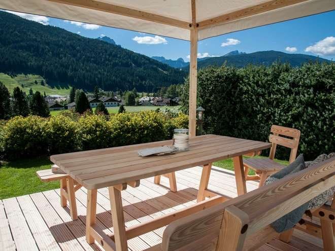 Открытый стул из лиственницы с открытой спинкой Pircher SIRMIONE ARCH-00071931 - Вид №1