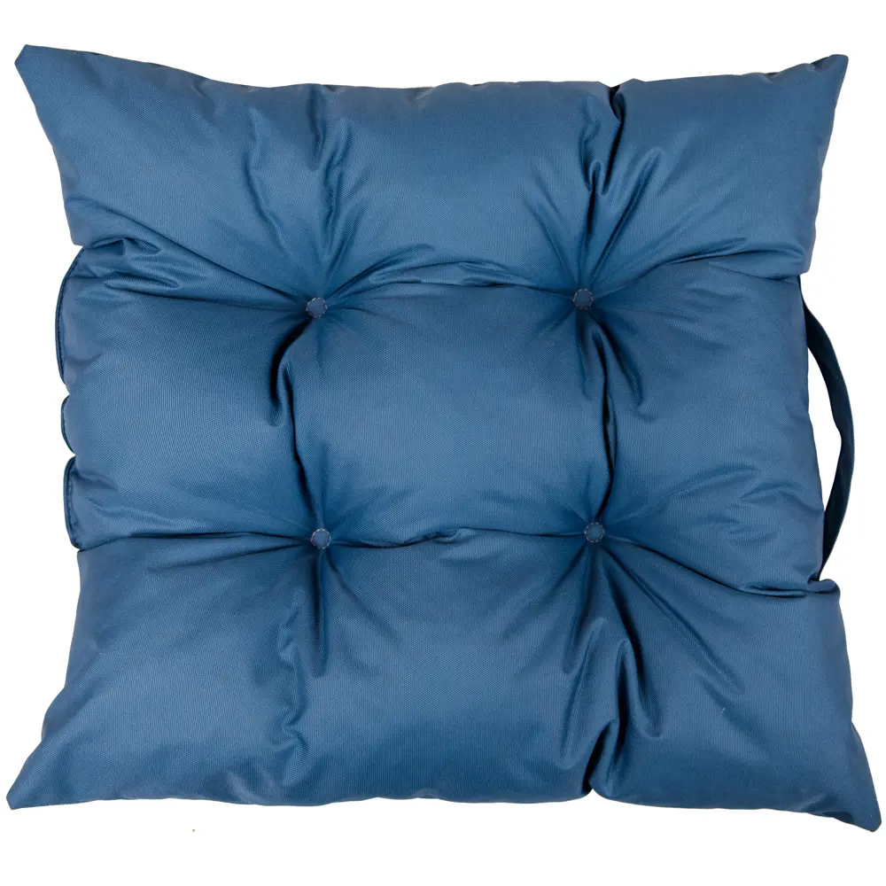 Подушка для стула LINEN WAY Пикник-2 50×50 см синяя 89418146 STLM-1573082