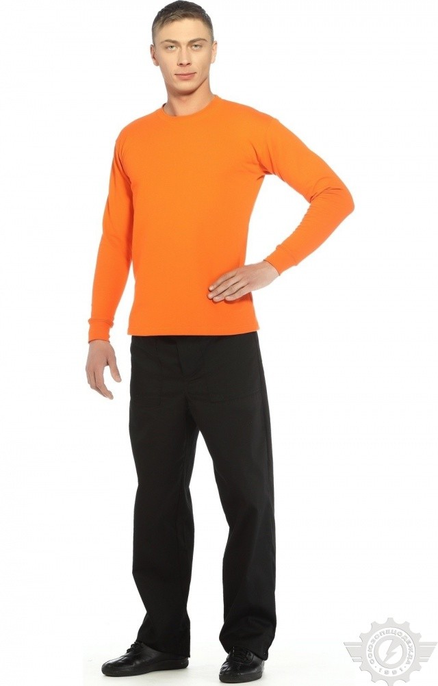 66305 Толстовка оранжевая  Одежда для промоакций  размер 2XL (108) Спецодежда  - Вид №5