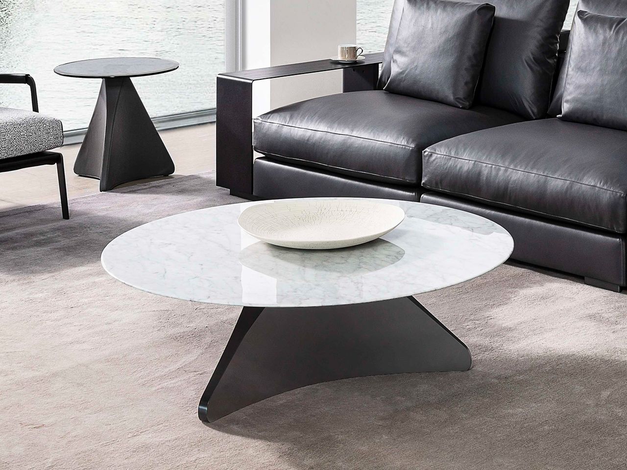 Круглый мраморный журнальный столик CAMERICH Spin ARCH-00147051 - Вид №1