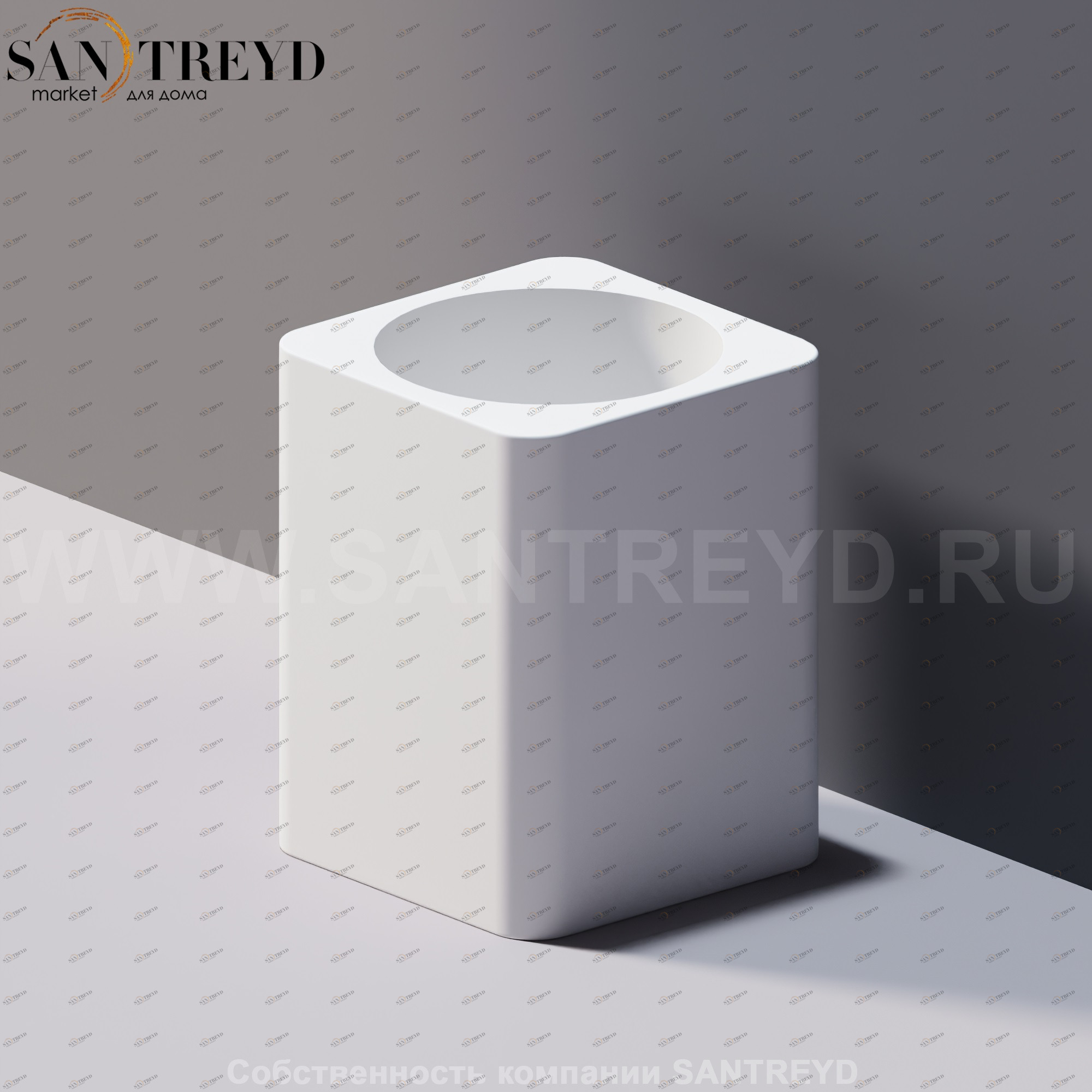 Agape SURF Держатель для зубных щеток белый ACOM631Z