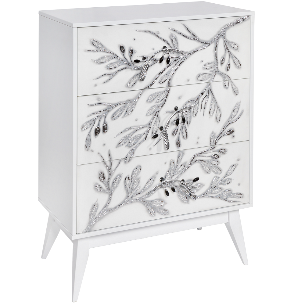 11629 Комод Oliva Branch Айс Античное серебро BOGACHO 4627196597396 - Вид №2