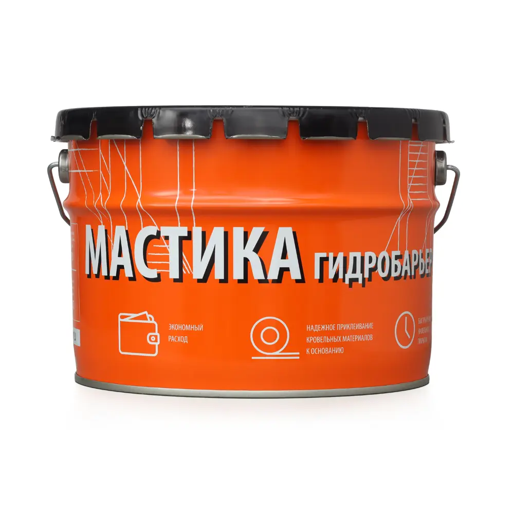 Мастика приклеивающая Гидробарьер №7 для кровли 10 кг 86731975 STLM-2067810 Santreyd Не применимо