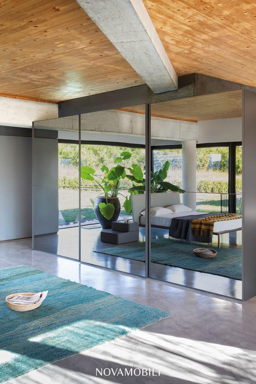 Novamobili Гардероб с раздвижными дверцами с зеркалом sun-id-1457282 - Вид №2