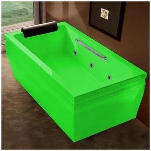 Ванна с гидромассажем зелёная Gruppo Treesse Blanque 1810 SXSTDV1617ZE