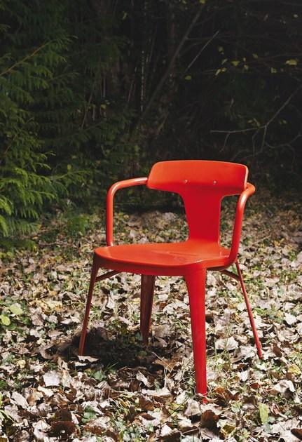 Tolix Штабелируемый стул из нержавеющей стали с подлокотниками sun-id-1450628 - Вид №9