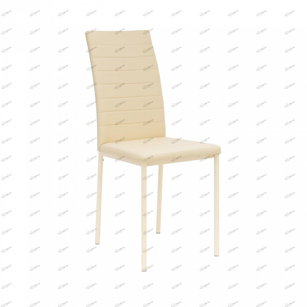 Стул мягкий со спинкой кремовый Leset "Бишо" IMPEX  00-3967291 Бежевый 