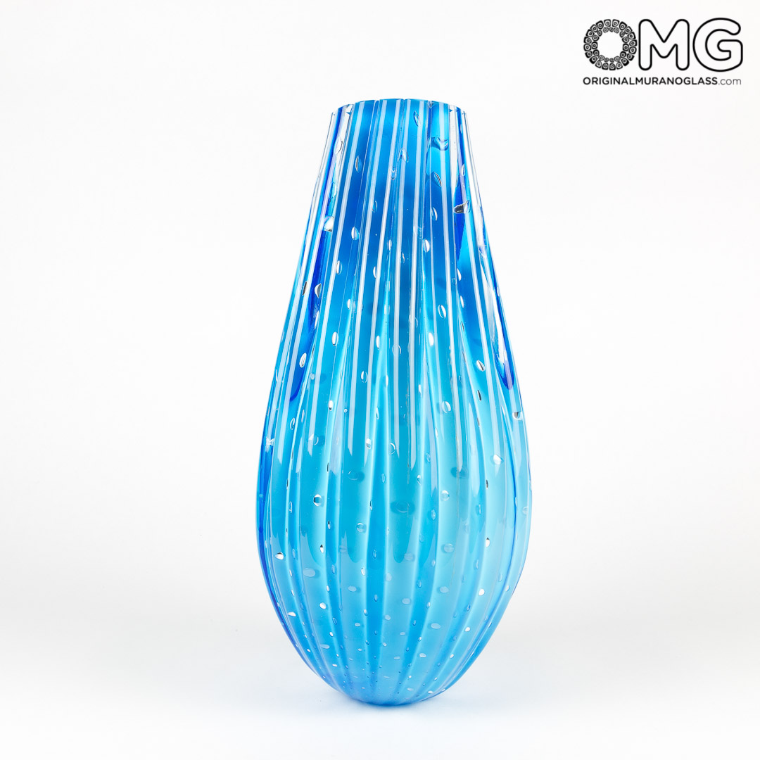 2921 ORIGINALMURANOGLASS Дутая ваза Балетон- Baleton - Original Murano Glass OMG 16 см  - Вид №1