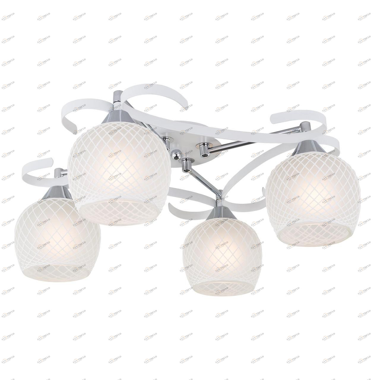 Потолочная люстра Citilux Сюзи CL171141 CITILUX СЮЗИ БЕЛЫЙ 183833 Белый 