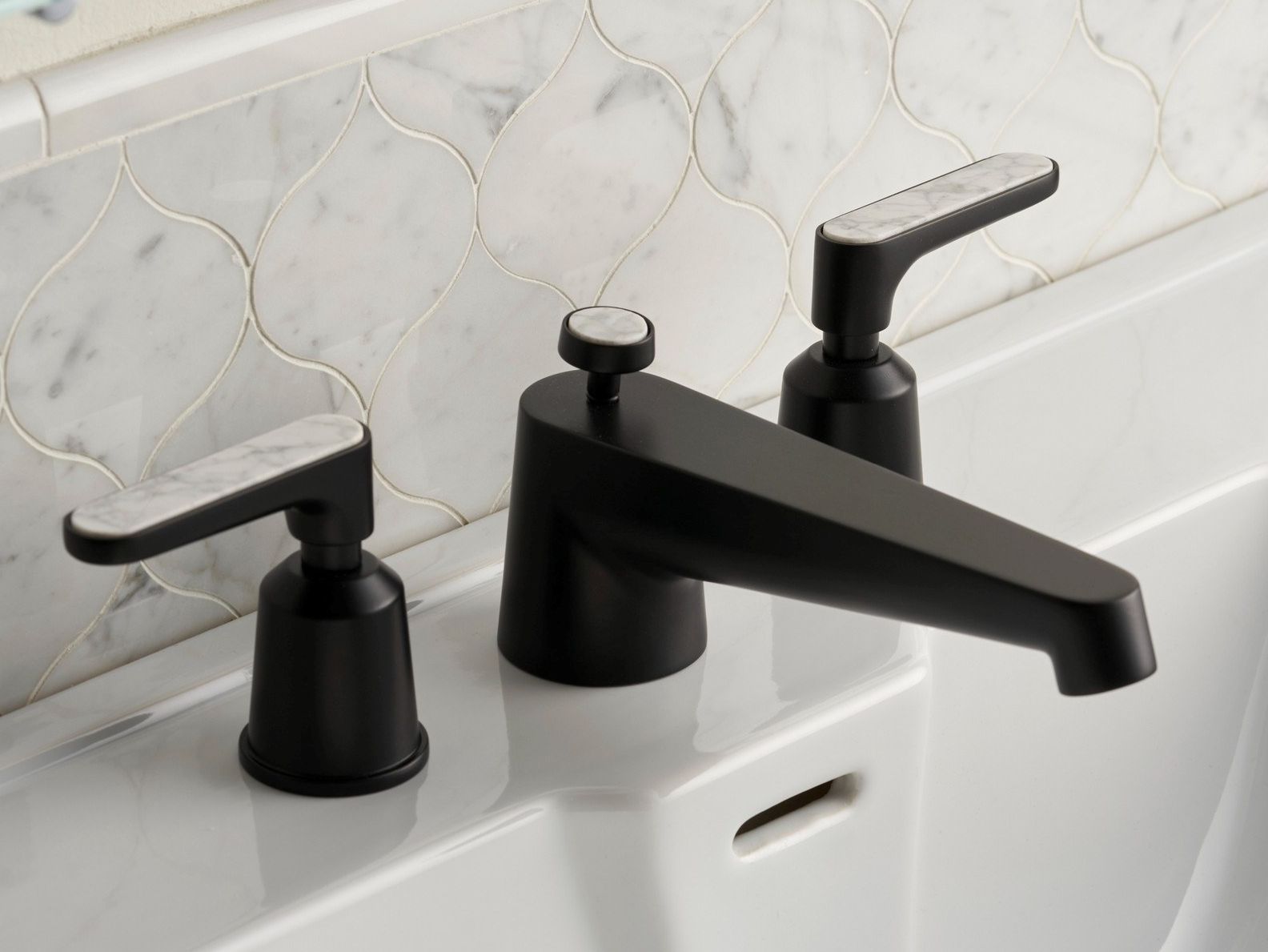 Смеситель для раковины с 3 отверстиями Devon&Devon Twenties ARCH-00098972 - Вид №8