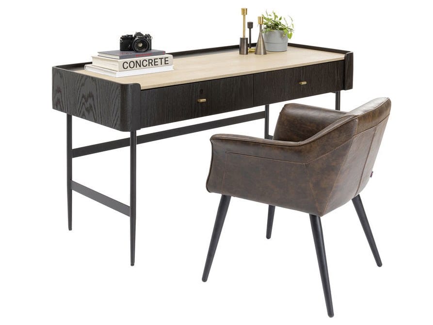 Деревянный шпон письменный стол с ящиками KARE Design Милан ARCH-00036668 - Вид №12