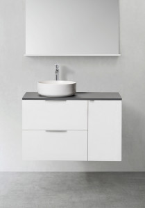 1390500 Шкаф Для Умывальника Форма 600 M Боковой Модуль Soft ... Hafa  Белый