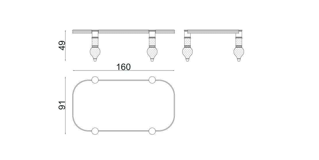 Овальный журнальный столик Zebrano Velovis ARCH-00062297 - Вид №10