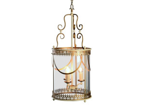 Металлический и стеклянный светодиодный подвесной светильник