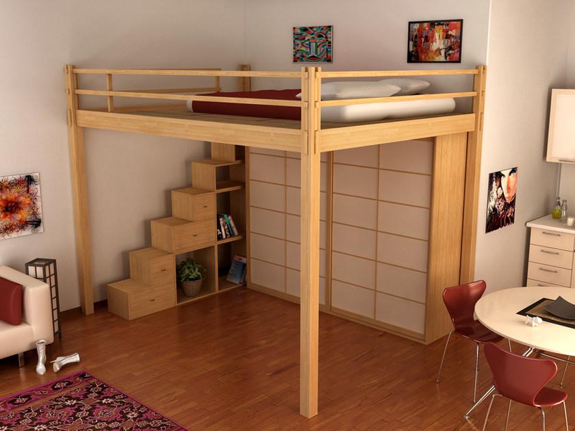 Cinius Кровать-чердак из дерева Yen sun-id-1451045 - Вид №1