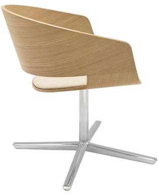 Andreu World Мягкое вращающееся кресло с 4-мя спицами Ronda So0465 - Вид №12