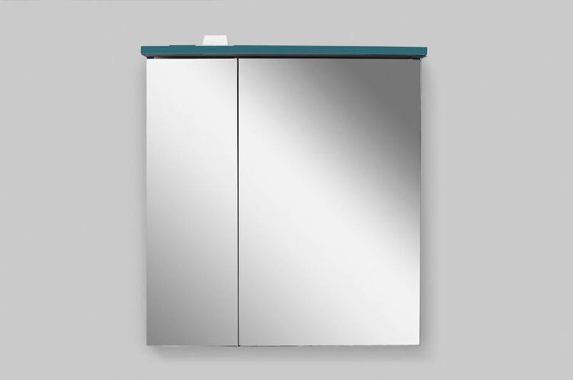 M70AMCR0601PG Зеркальный шкаф с LED-подсветкой правый 60 см цвет: кобальтовый глянец AM.PM Spirit 2.0  - Вид №1