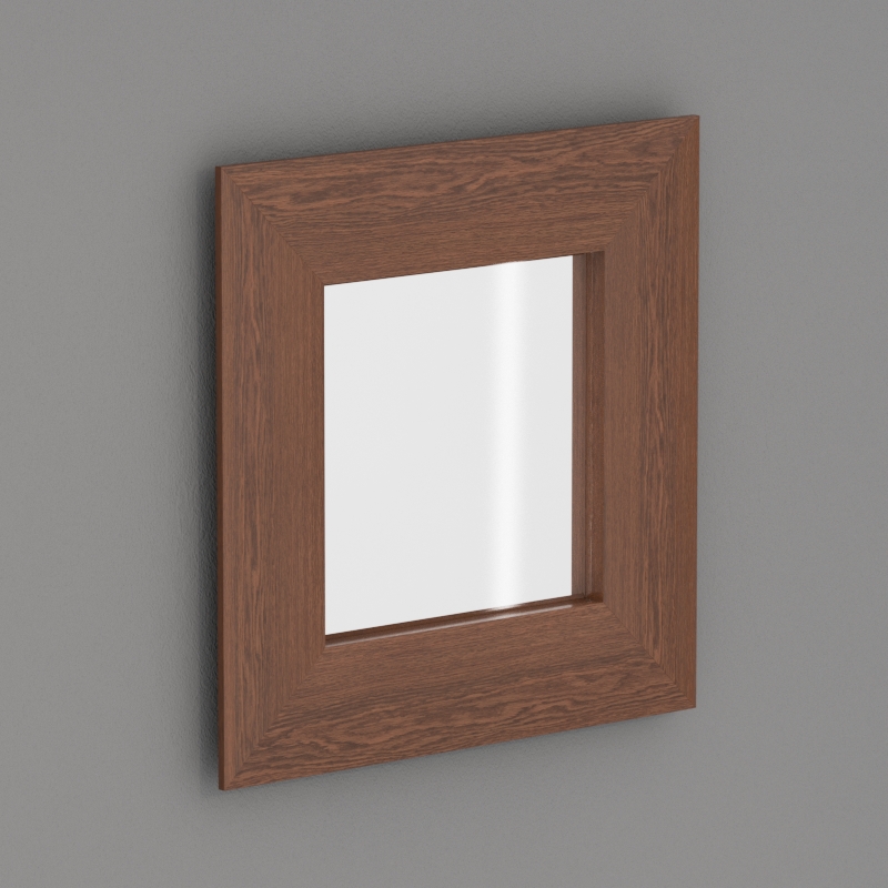 917947 Зеркало 80x80 в раме из дерева 80 см Kerasan Bentley Италия 