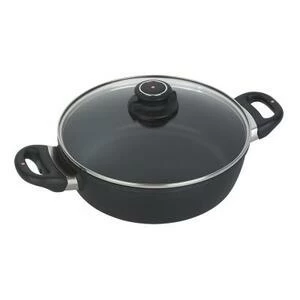 Сотейник Swiss Diamond со стеклянной крышкой, две ручки, Ø24 см