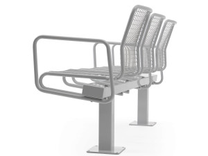 Сидение на стальном стержне