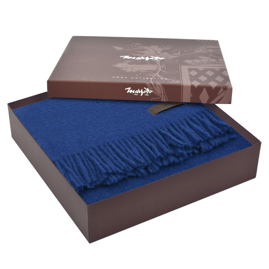 Плед шерстяной Dalia, 130х180 см, синий MARZOTTO DALIA3524 - Вид №2