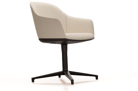 VITRA Кресло Softshell, основание четыре звезды Ronan & Erwan Bouroullec, 2008 Vitraglobal sun-id-1986640