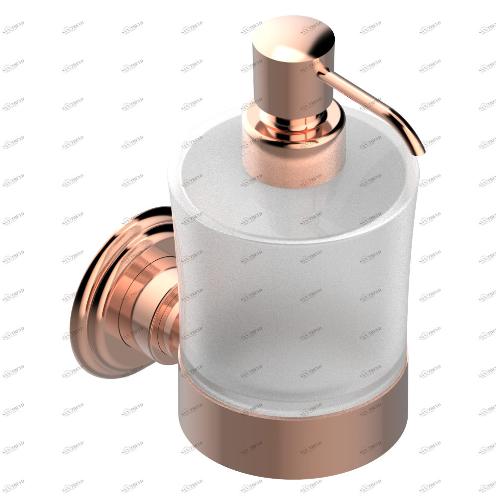 A2C-613 Дозатор для жидкого мыла настенный Thg-paris Oceania Розовое золото A2C-613 CAT.F