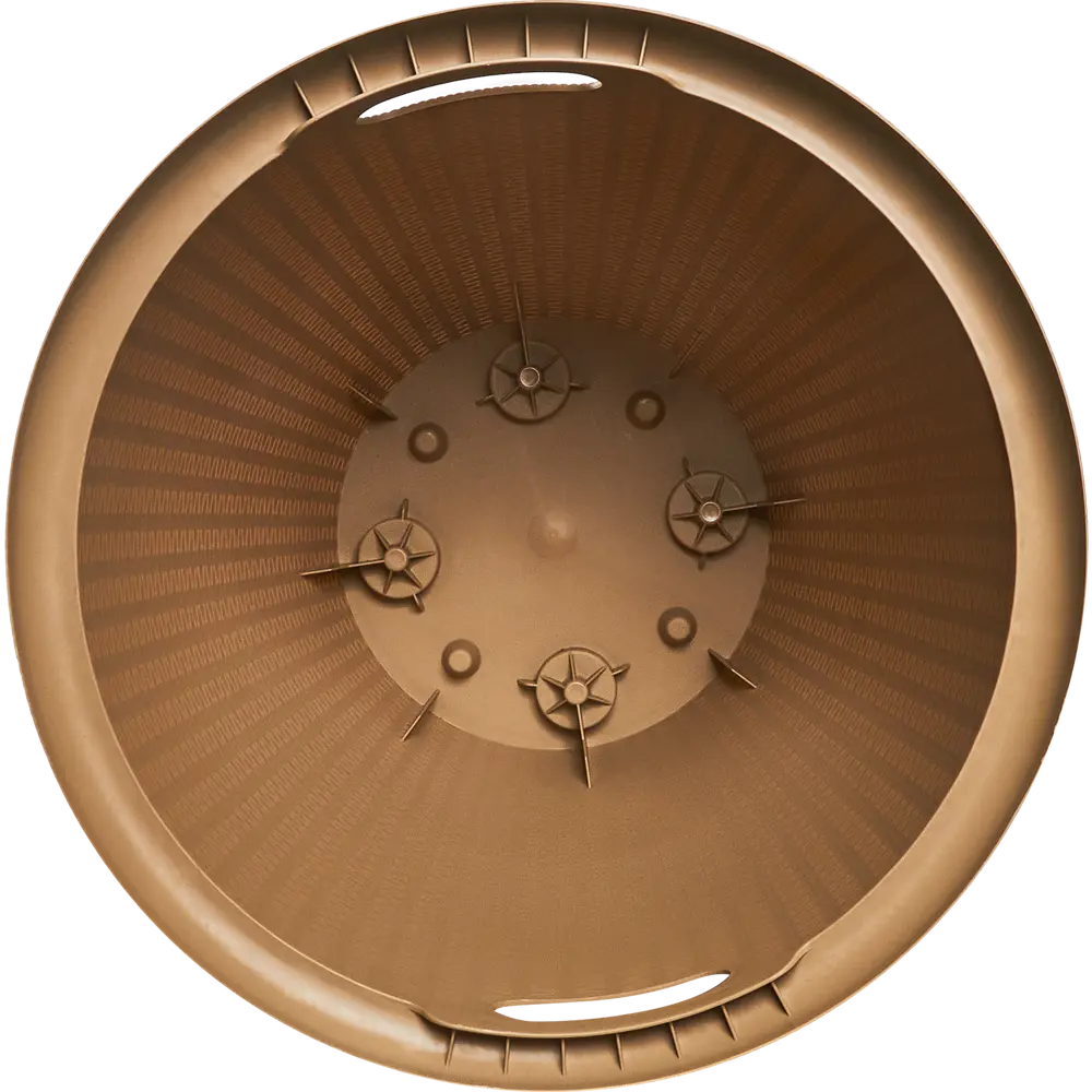 Кашпо для цветов Ingreen Rattan ø47 см v50 л пластик бежевый STLM-2158897 - Вид №2