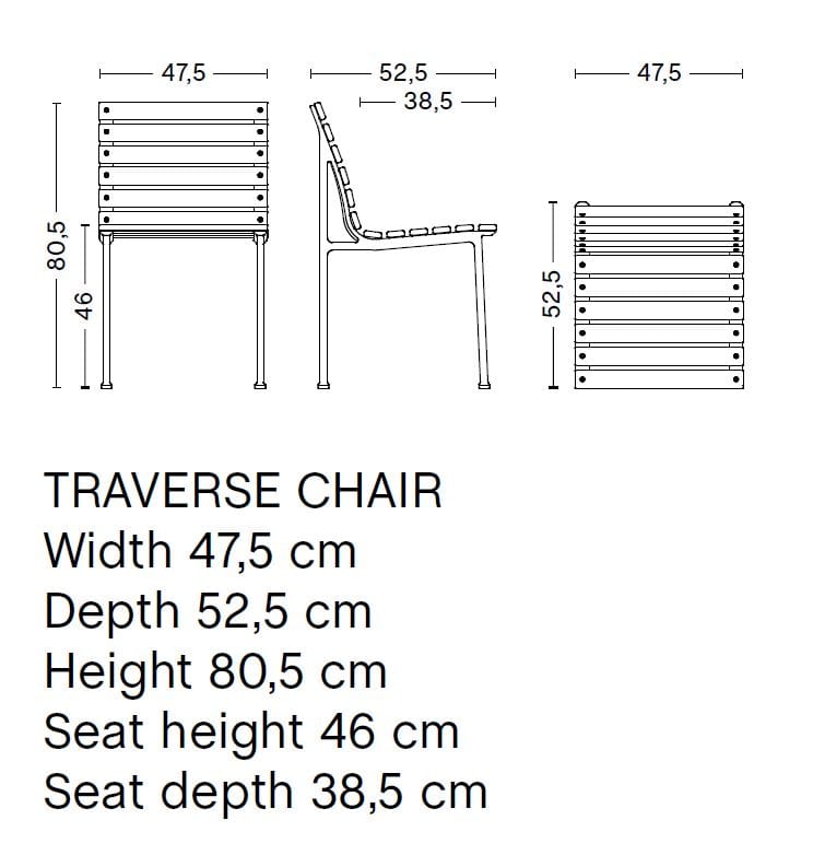 Садовый стул из ясеня Hay Траверс ARCH-00029259 - Вид №17