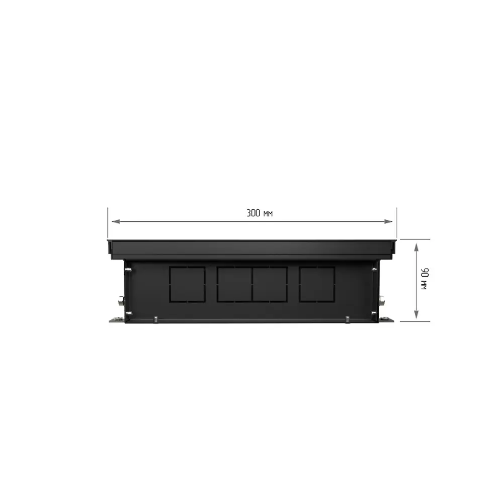 Внутрипольный конвектор Royal Thermo Atrium 1600x300x90 мм боковое подключение 1 теплообменник с решеткой 86581938 STLM-2180088 - Вид №6