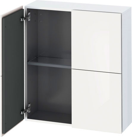 LC116704343 L-Cube Шкаф Базальт матовый, декор Duravit - Вид №2