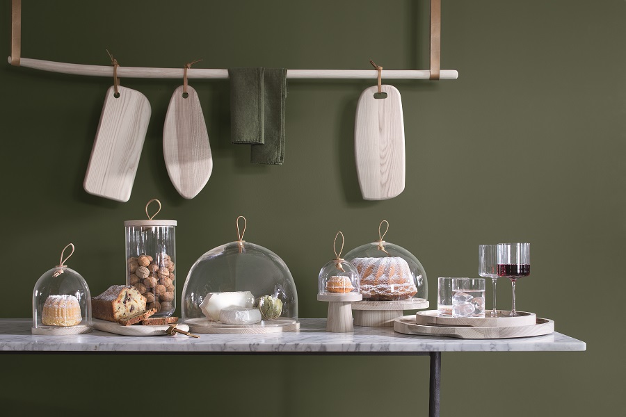 G1085-29-301 Чаша с деревянной крышкой из ясеня ivalo, 29,5 см LSA International  - Вид №2