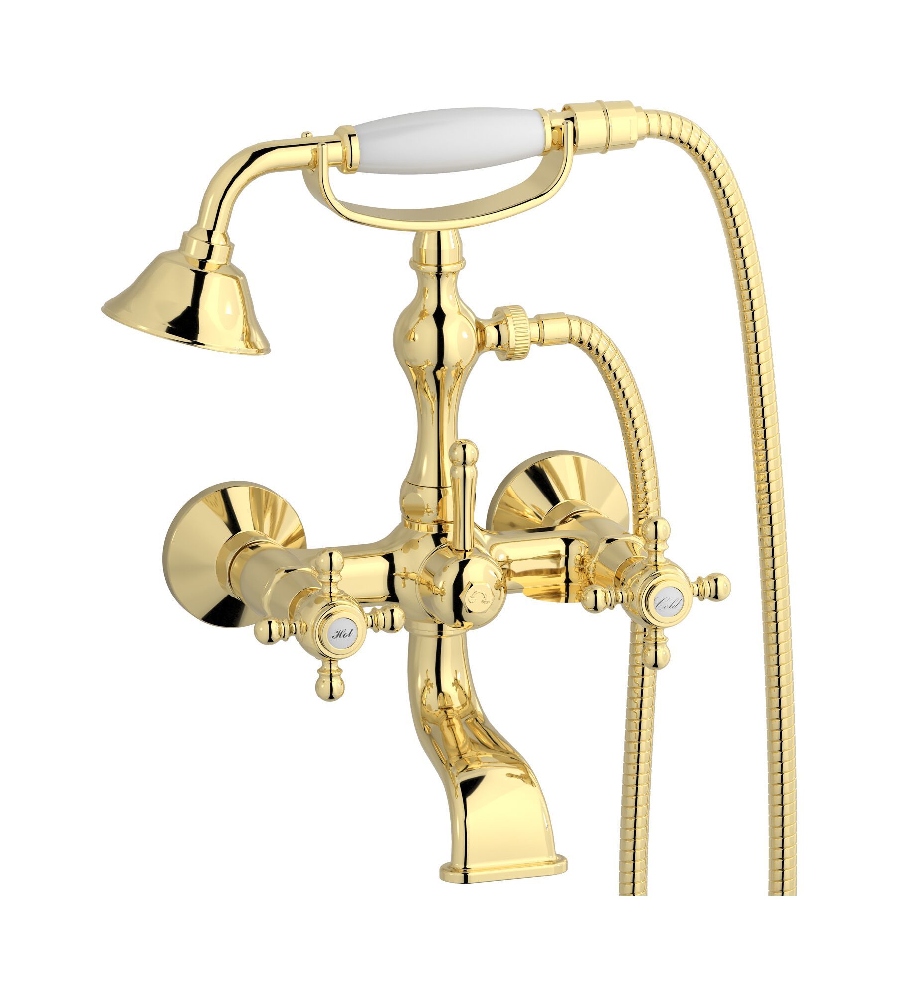 Наружный настенный смеситель для ванны с ручным душем IB Hermes + Hermes Elle ARCH-00115445 - Вид №3