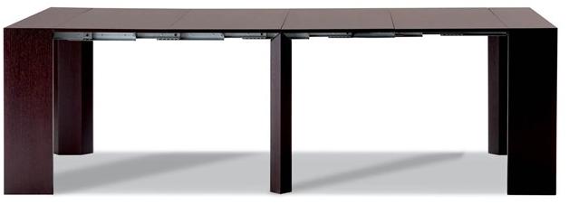 Ozzio Italia Выдвижная прямоугольная консоль из орехового дерева  T035  - Вид №13