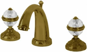 Смеситель MIGLIORE.CRistalia ML.CRS-3712.BR для раковины на 3 отверстия, бронза