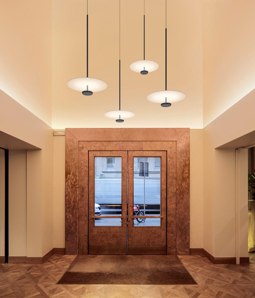 Vibia Металлический светодиодный подвесной светильник Flat 5940 - Вид №2