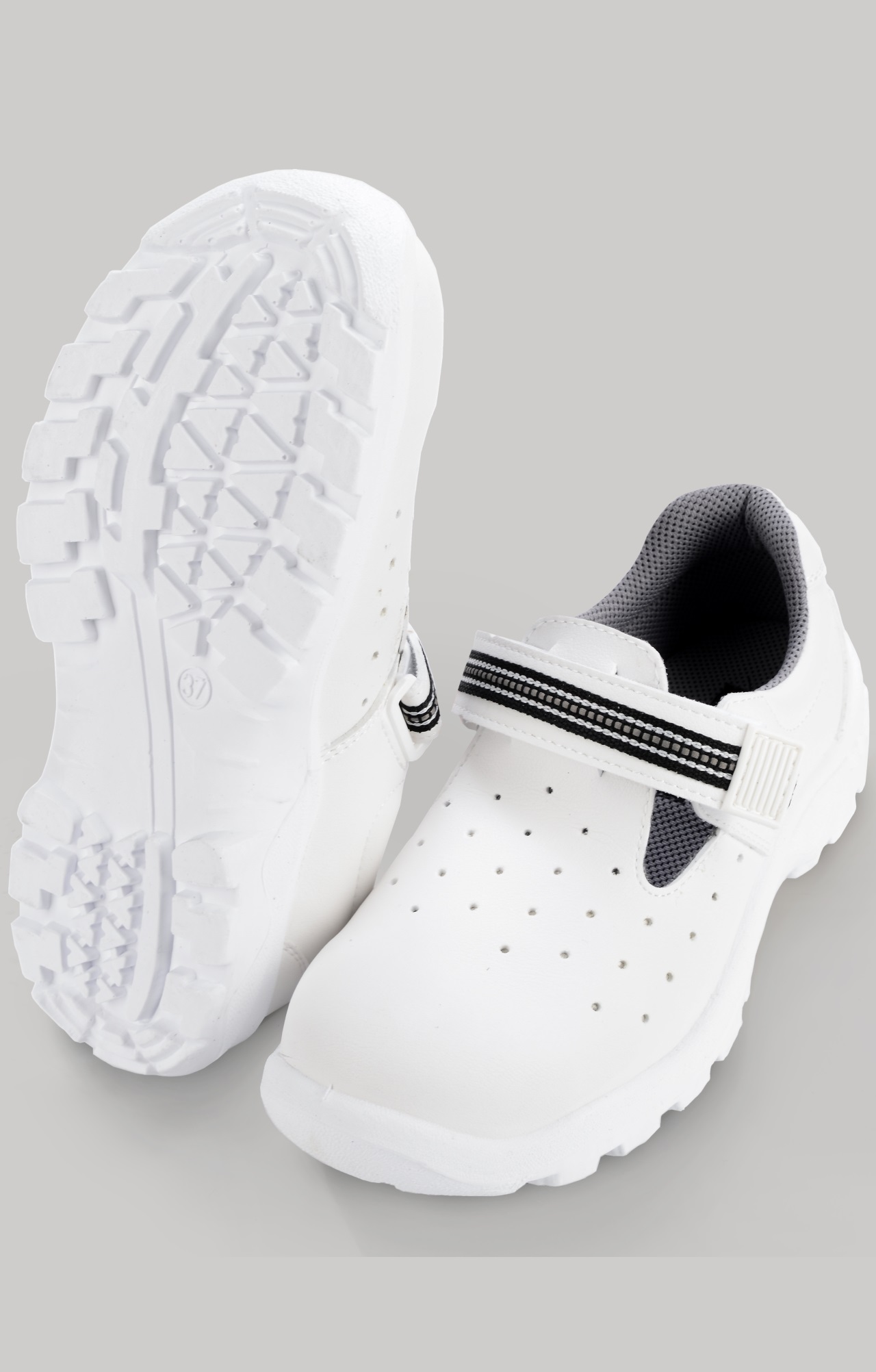 5030259 Сандалии "Weiß" белые c металлическим подноском  Спецобувь с металлическим и композитным подноском  размер 42 Спецодежда  - Вид №1