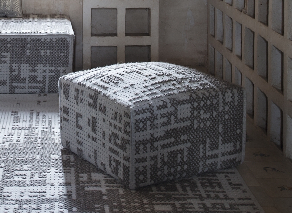 006633 Пуф Abstract. Silver GAN Canevas - Вид №3