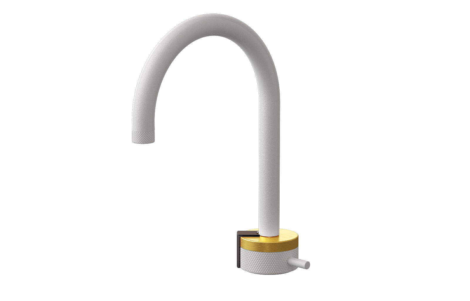 E-11502-R1BAU-L2OX-WT Однорычажный прогрессивный смеситель для раковины - излив 16см GRAFF MOD+