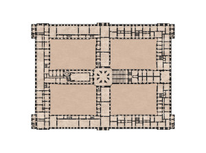 Ковер ручной работы из шерсти и шелка