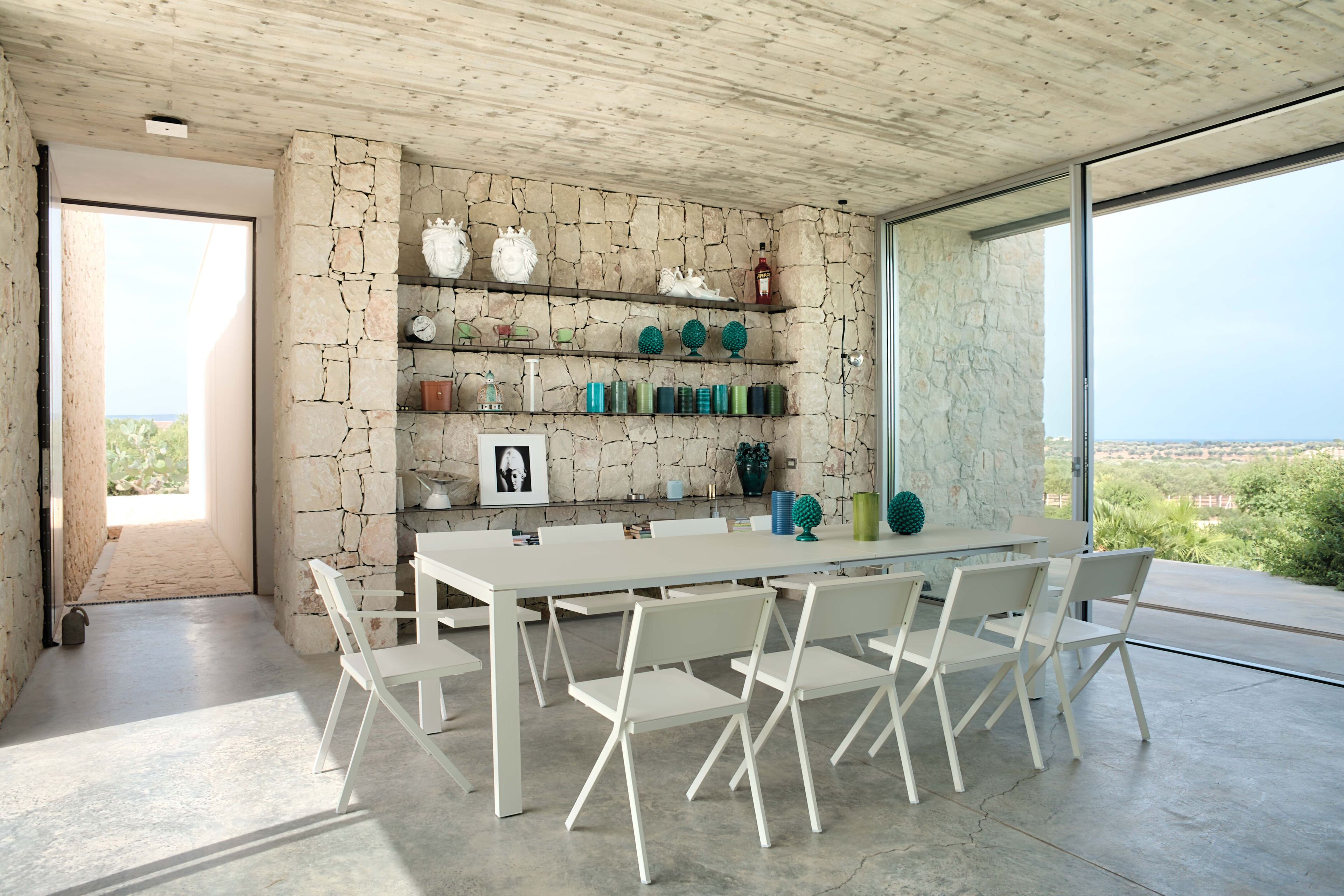 Стальной штабелируемый садовый стул emu Mia ARCH-00132543 - Вид №5